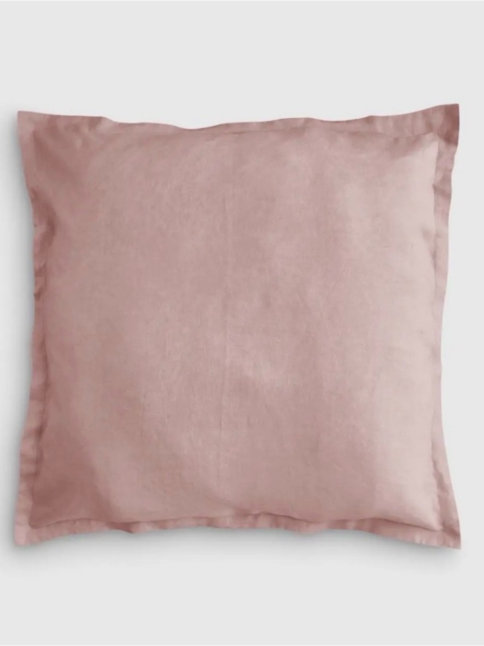 Two Quince Linen Pillow Sham in Dusty Mauve